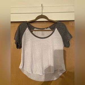 ME TO WE Short Sleeved Crop Top